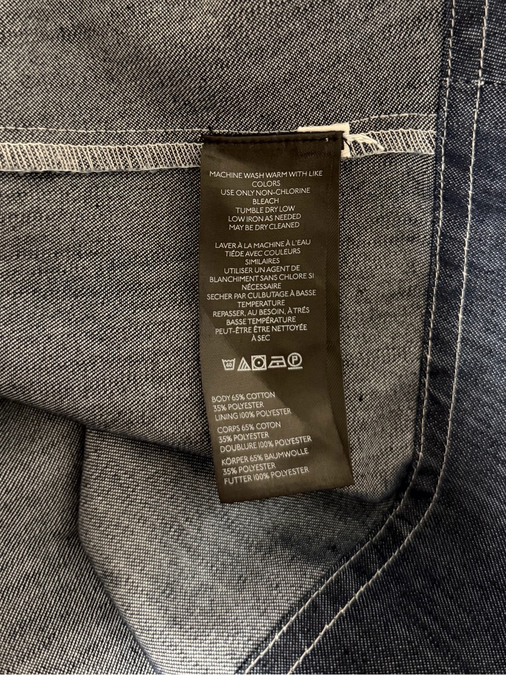Pilcro Side-Slit Denim A-Line Midi Skirt - Picture 12 of 13